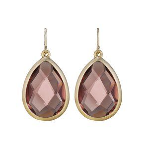 C+I Minaret Light Rose Teardrop Earrings